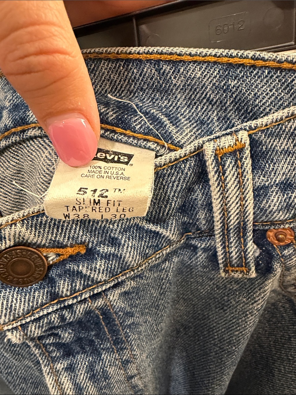 Vintage Levi's Slim Fit Tapered Women's Jeans in Light Blue Denim